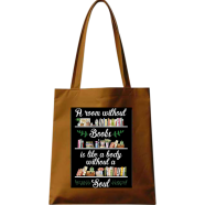 Fashionable Fabric Tote Bag With Zipper image