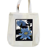 Fashionable Fabric Tote Bag With Zipper image