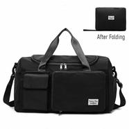 Fashionable Large Capacity Travel Gym Bag Black image