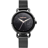 Fastrack Animal Print Analog Black Dial Womens Watch image