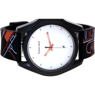 Fastrack Arcade Quartz Analog White Dial Silicone Strap Unisex Watch image
