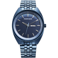 Fastrack Snob X Blue Dial Metal Strap Watch For Guys image