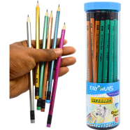 Faymas Metallic Graphite Pencil (Hexagonal)-6 color image