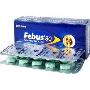 Febus 80 mg Tablet 10's Strip image