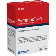 Fematos 500 mg/10 ml IV Injection 10 ml Vial image