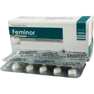 Feminor 5 mg Tablet 10's Strip image
