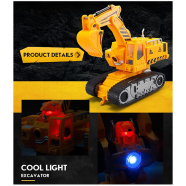 Fengyuan 28172 2.4G One Key Deformation RC Engineering Robot Car - Yellow -148734047