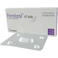 Fentizol VT 600mg Vaginal Tablet 1's Strip image
