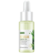 Fenyi Green Tea Facial Serum Sodium Hyaluronic Acid Shrink Pore Moisturizing Oil Control Soothing Acne Skin 17ml image