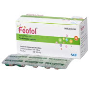 Feofol 150 Mg, 0.5 Mg Capsule 10's Strip image
