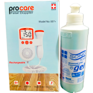 Fetal Doppler heart rate display with 250ml gel rechargeable image