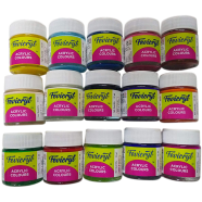 Fevicryl Acrylic Colour, 15 ml - 15 Shades