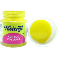 Fevicryl Acrylic and Fabric Colour, 15 ml - Lemon Yellow image