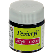 Fevicryl Acrylic and Fabric Colour, 15 ml - Black