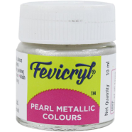 Fevicryl Pearl Metallic Silver 10ml image