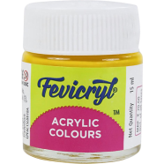 Fevicryl Students Fabric Colour Chrome Yellow 15ml image