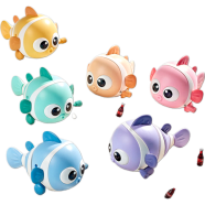 Fexja Wind-Up Animal Swinging Fish That Can Run On The Chain Baby Educational Douyin Popular Toy Infant Gift - 1pcs [Any Color] image