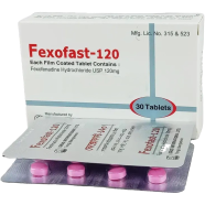 Fexofast 120 mg Tablet 10's Strip icon