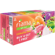 Fiama Gel Bar Buy 4 Get 1 FREE Soap - 625 gm image