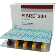 Fibre 200 mg Capsule (Micronized) 10's Strip image