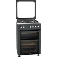 Fiesta FD-66G4-SA Standing Gas Oven 4 Burner Black image