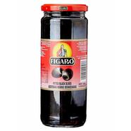 Figaro Plain Black Olives Jar 340gm image