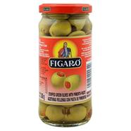 Figaro Stuffed W.Pimient.Paste Spanish Green Olive 340gm image
