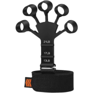 Finger Gripper Guitar Finger Exerciser Hand Strengthener Hand Trainer Rehabilitation Training Equipment Black multicolor image