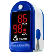 Finger Pulse Oximeter Blood Oxygen Saturation SpO2 Heart Rate O2 Monitor CE - LED - Blue (2 Pack) image