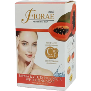 Fiorae Papaya and Gluta Plus Kojic Whitening Soap 165 gm image