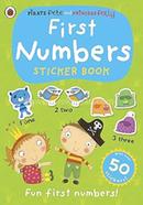First Numbers: sticker book image