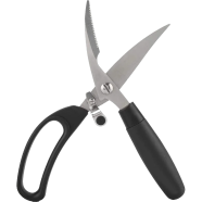 Fish And Chicken Cutting Scissor - Black image