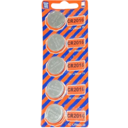 Five Piece 2016 Lithium Coin Battery image