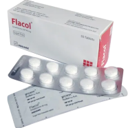 Flacol 40 mg Chewable Tablet 10's Strip image