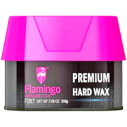 Flamingo Premium Hard Wax -200gm image