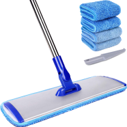 Flat Floor Mop Washable Microfiber Cleaning Pads image