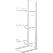 Floor Standing Bathroom Storage Rack – Steel Organizer Shelf for Toilet and Washing Machine image