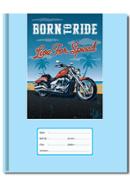 Floral Binding Khata Love Bike (Margin) - 120 Pages image