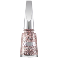 Flormar Glitter Nail Enamel GL02 Pink Silver image