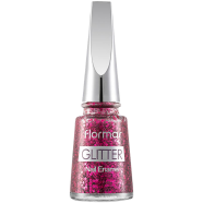 Flormar Glitter Nail Enamel GL03 Ruby Light image