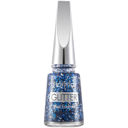 Flormar Glitter Nail Enamel GL07 Sapphire Shine image