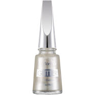 Flormar Glitter Nail Enamel GL12 White Pearl image
