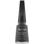 Flormar Matte Nail Enamel M03 Elegant Grey image