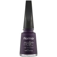 Flormar Matte Nail Enamel M11 Pure Purple image