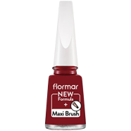 Flormar Nail Enamel 228 Maxi Brush Bordeaux Red image
