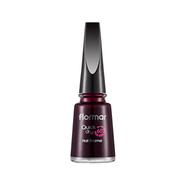 Flormar Quick Dry Nail Enamel QD21 Blackstar Red image