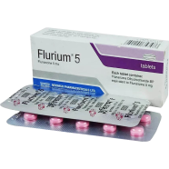 Flurium 5 mg Tablet 10's Strip image