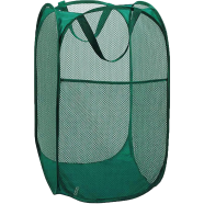 Foldable Mesh Laundry Basket - A Space-Saving Pop-Up Hamper for Dirty Clothes, Toys and More (Multicolor) icon