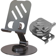 Foldable Mobile Stand 360° Rotatable Phone Holder Compatible with 4.7-13 inch Phone or Tablet image