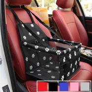 Foldable Pet Booster Car Seat For Cat And Dogs Portable Pet Travel Seat image
